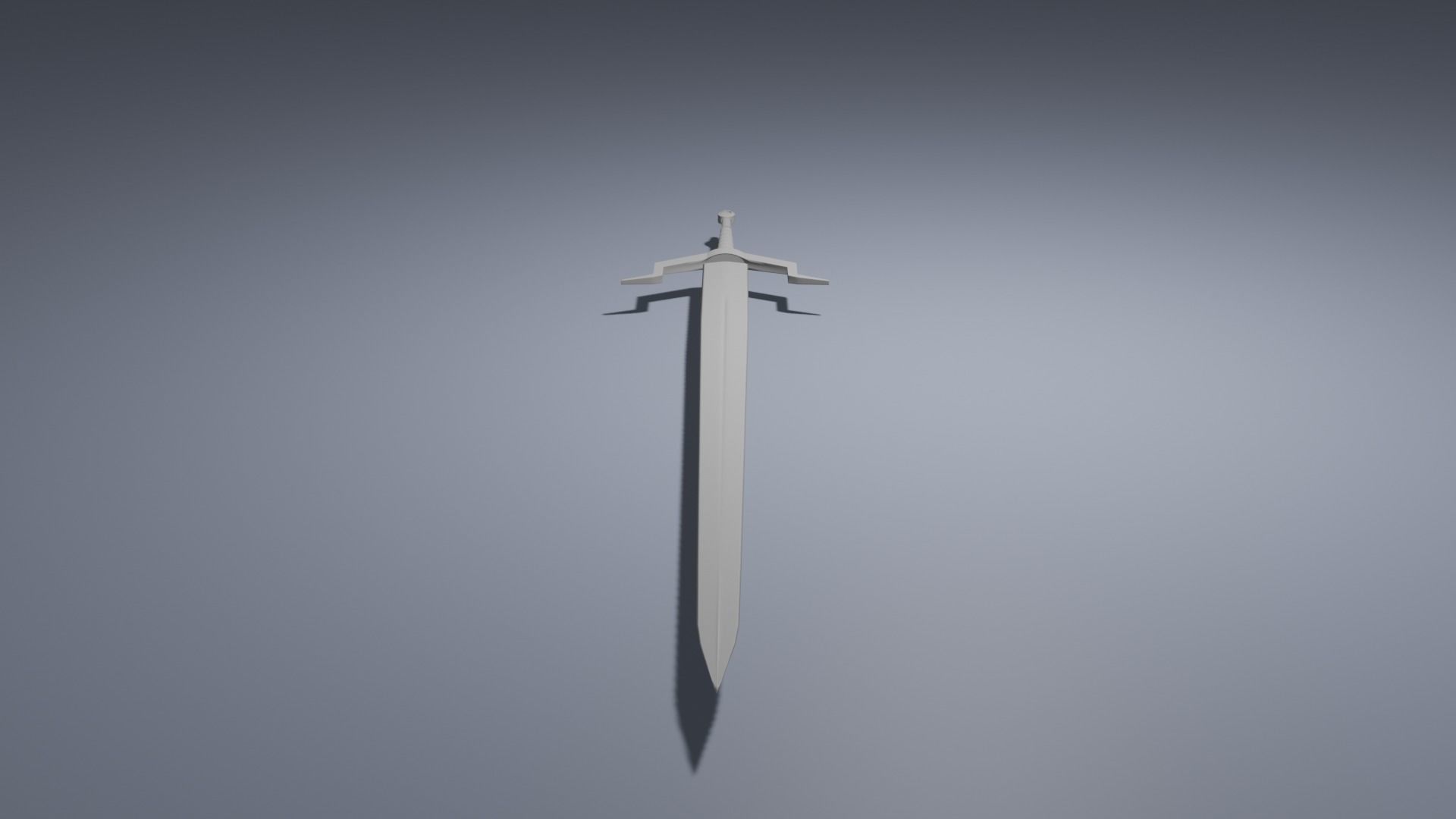 Blade sword Free low-poly 3D model_5