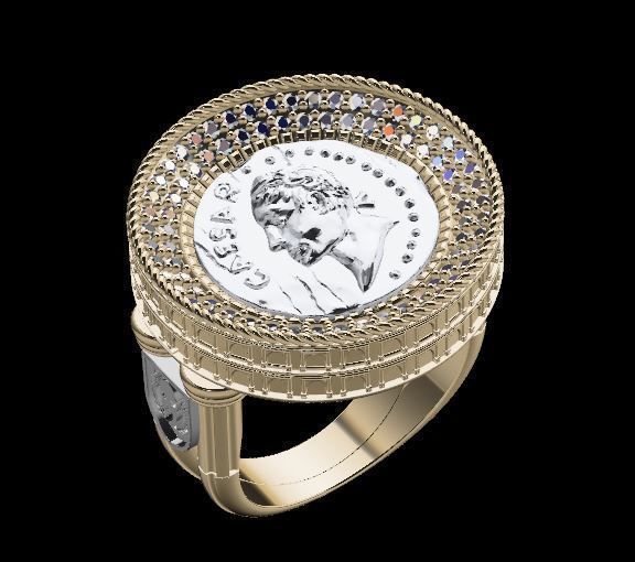 coliseum ring Unisex Model  3D print model_4