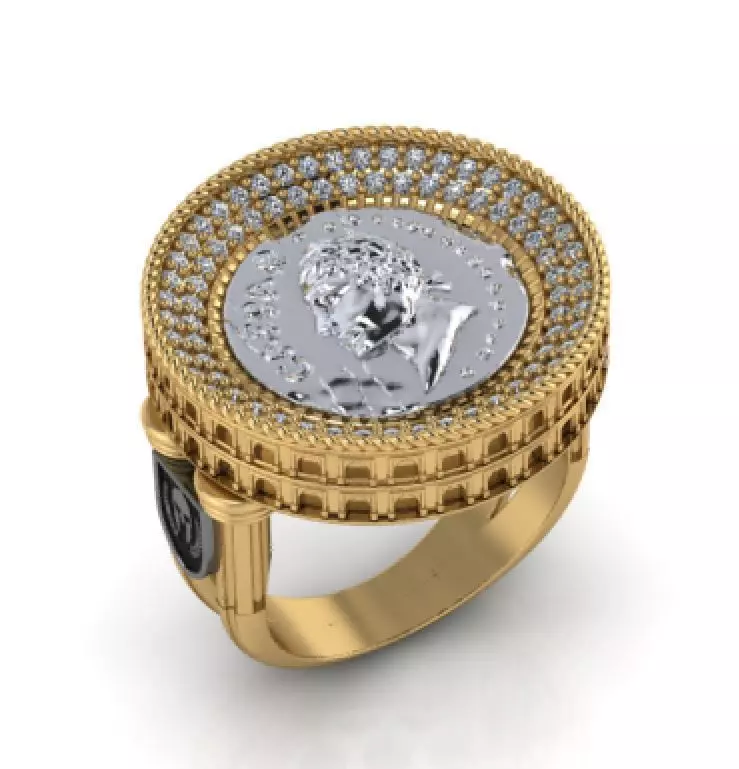 coliseum ring Unisex Model  3D print model_0