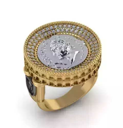 coliseum ring Unisex Model 