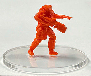 Sci Fi Battle Armor Miniatures - Koloss Assault Rifle Team  3D print model_19