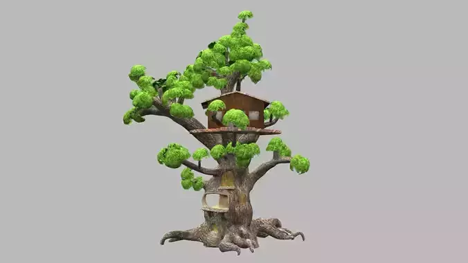 Tree House 3D model
