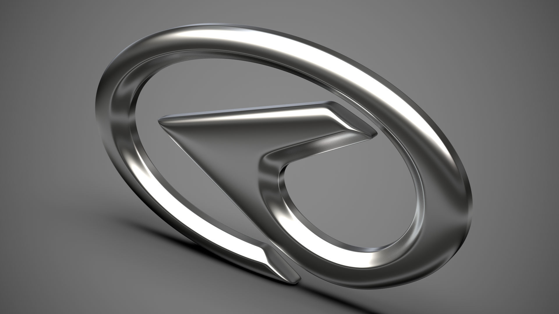 CAMC logo 3D model_5