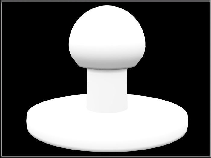 Brass Parts Low-poly 3D model_4