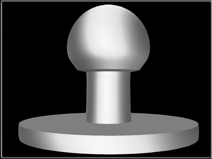 Brass Parts Low-poly 3D model_1