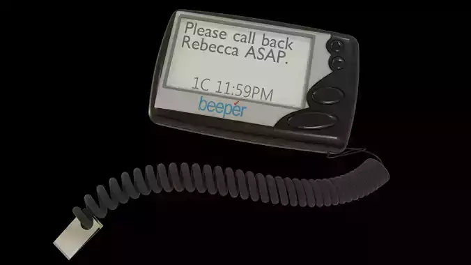 Pager Beeper 3D model