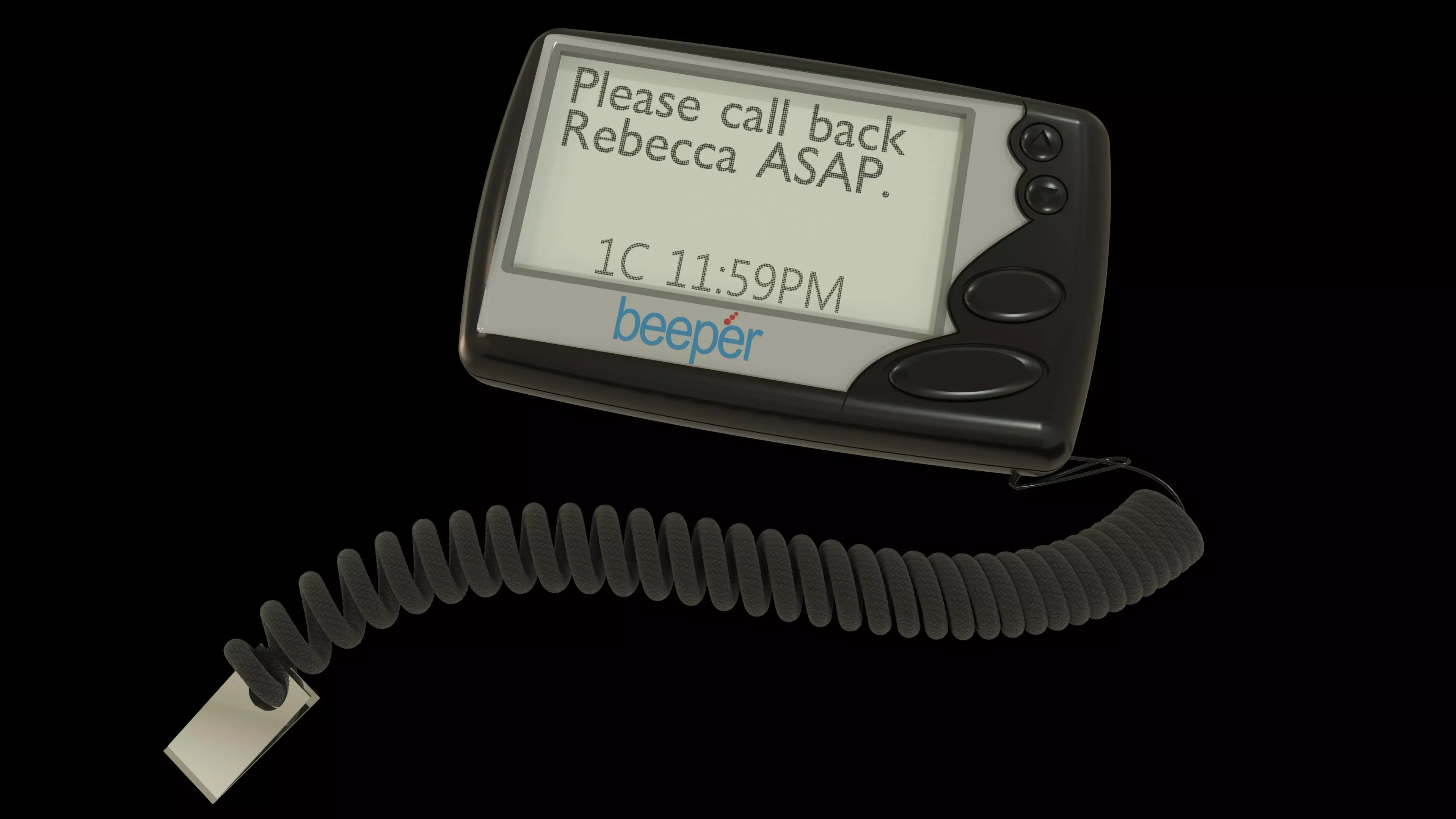 Pager Beeper 3D model_0