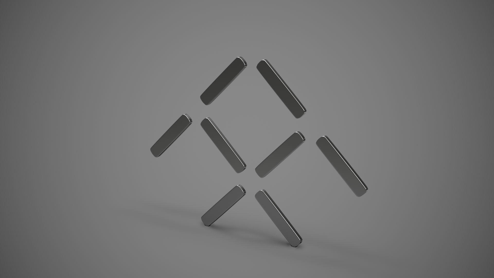 Faraday Future logo 3D model_4