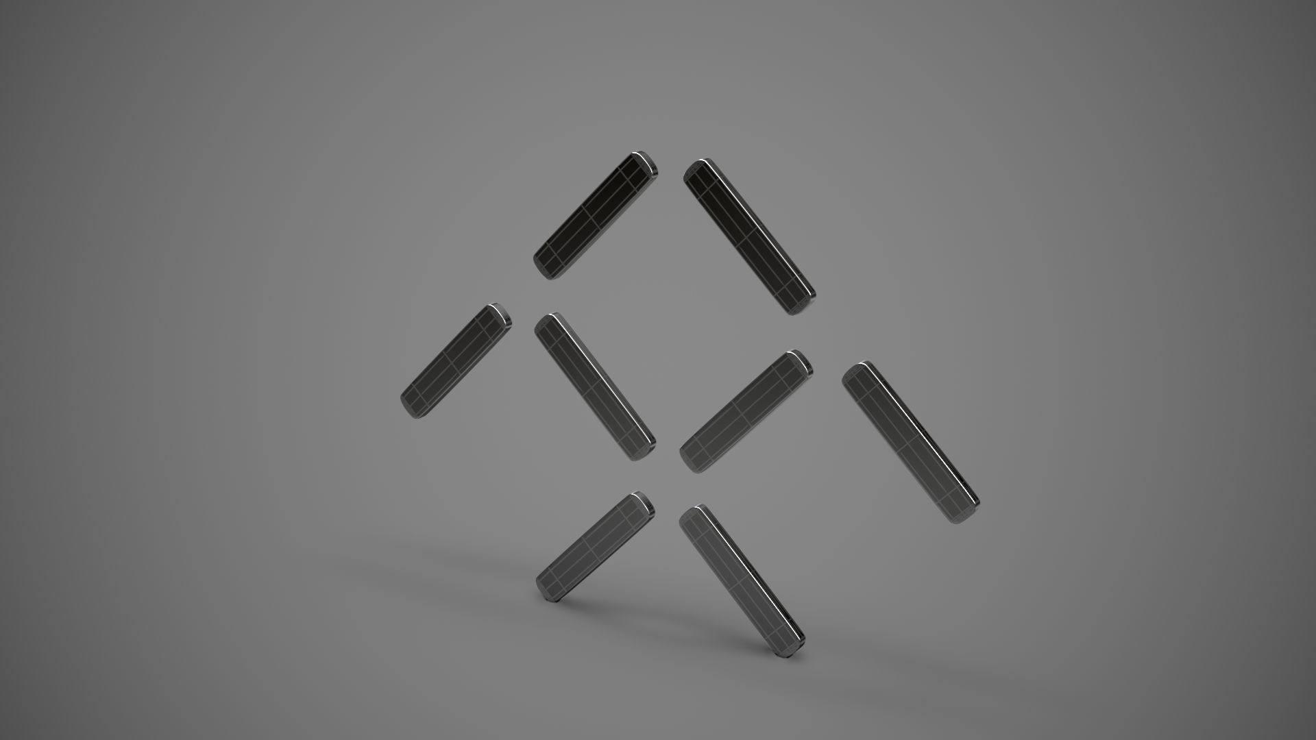 Faraday Future logo 3D model_10