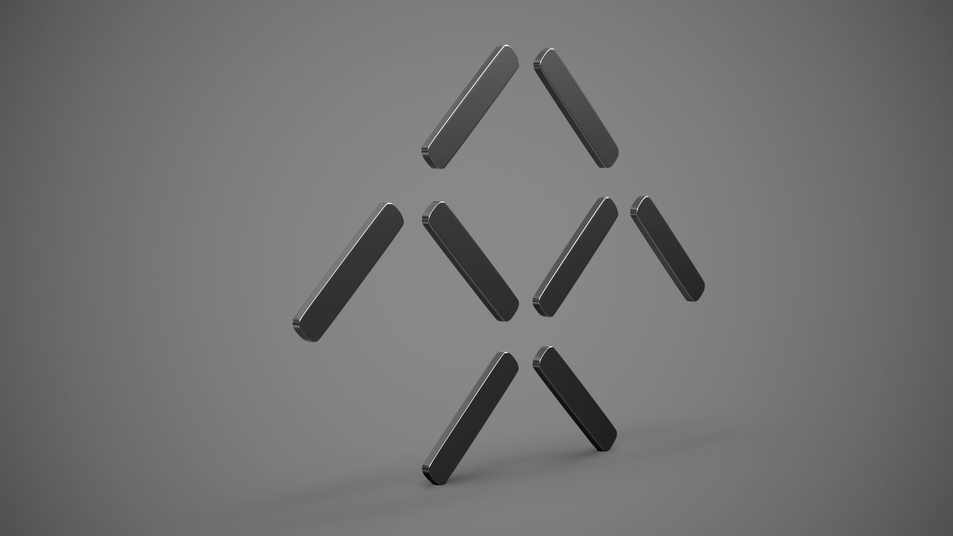 Faraday Future logo 3D model_2