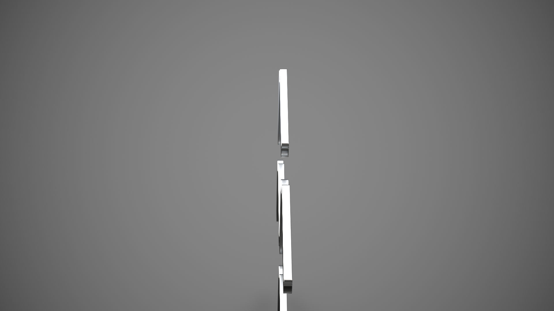 Faraday Future logo 3D model_5