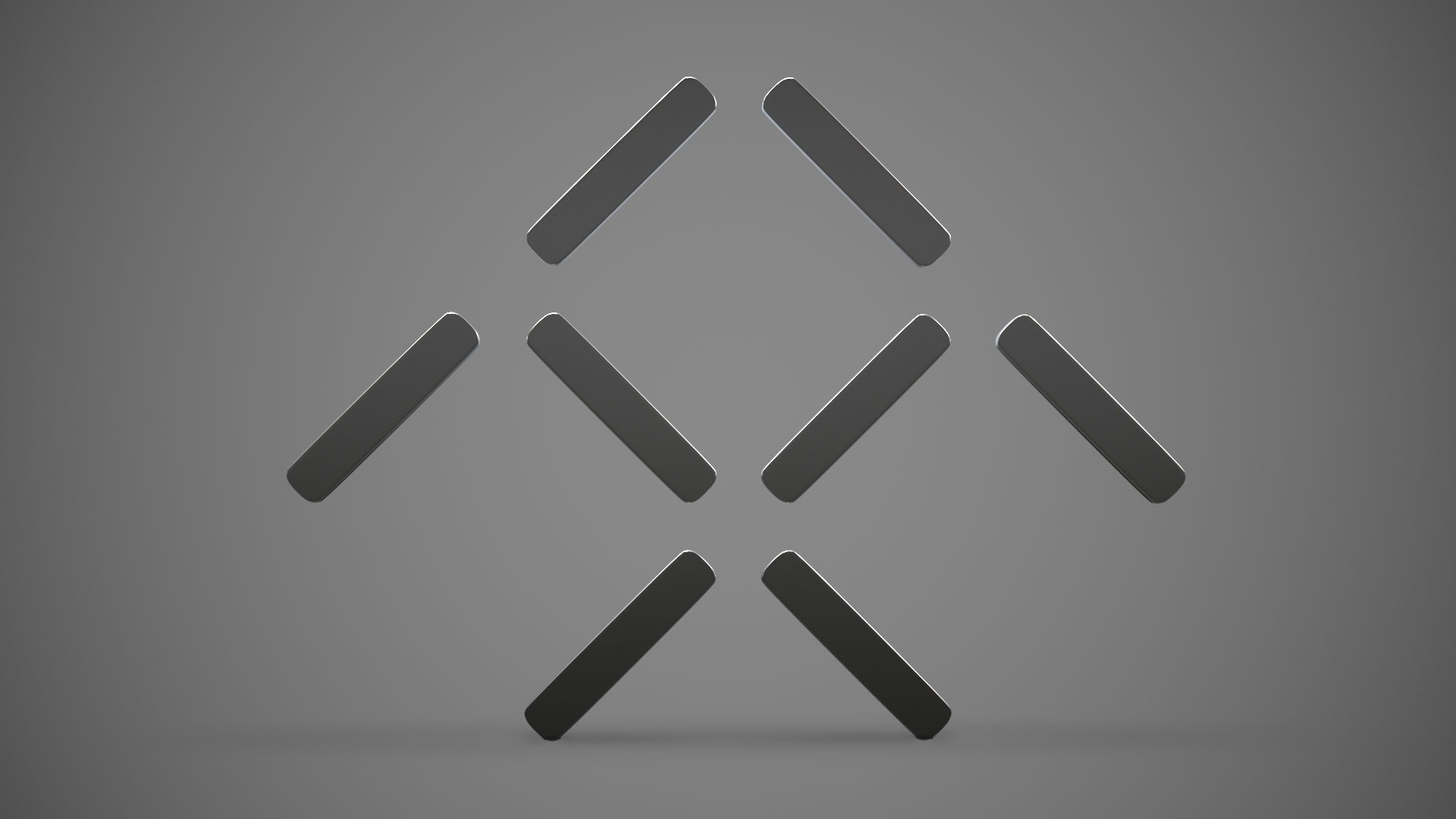 Faraday Future logo 3D model_1