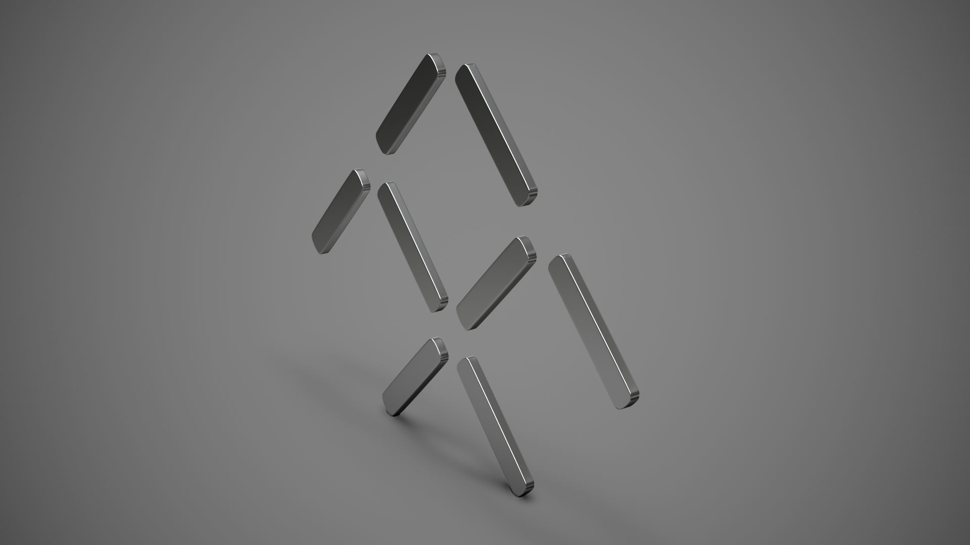 Faraday Future logo 3D model_3