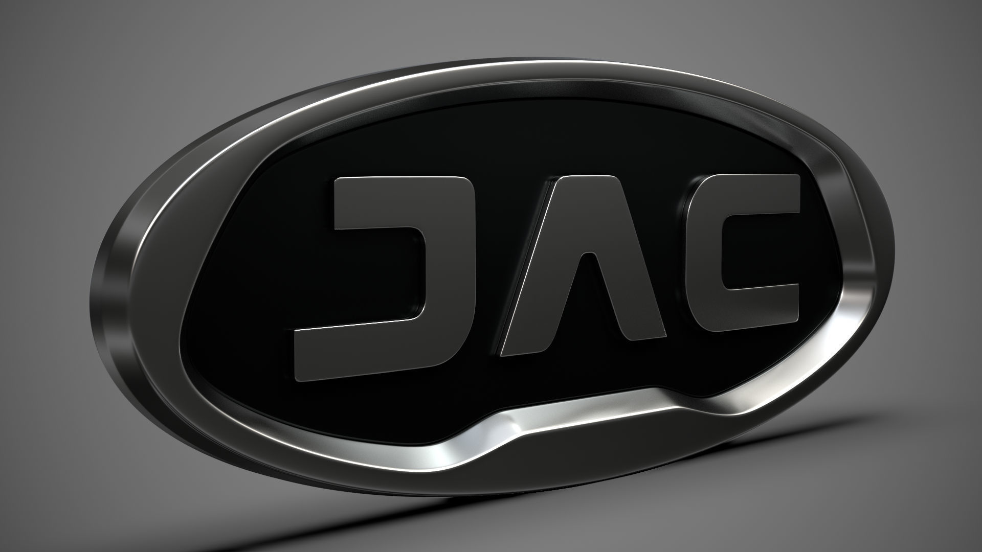 JAC logo 3D model_2