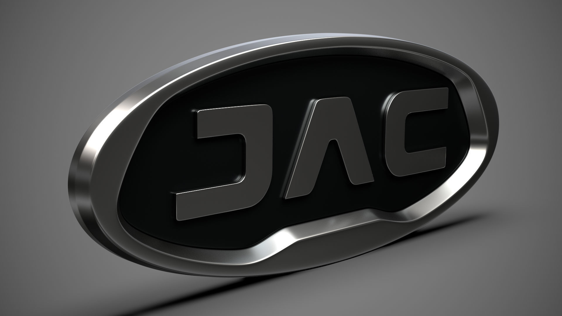 JAC logo 3D model_4
