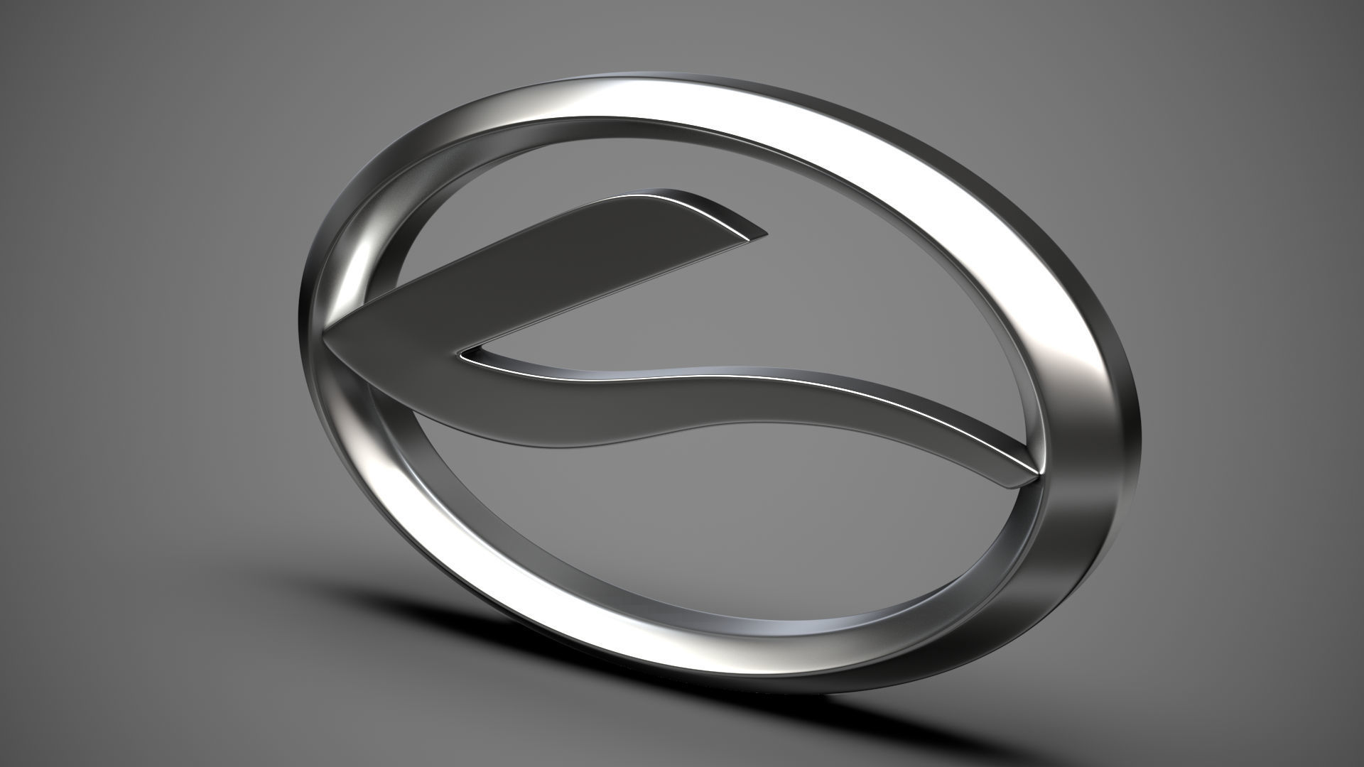 Landwind logo 3D model_6