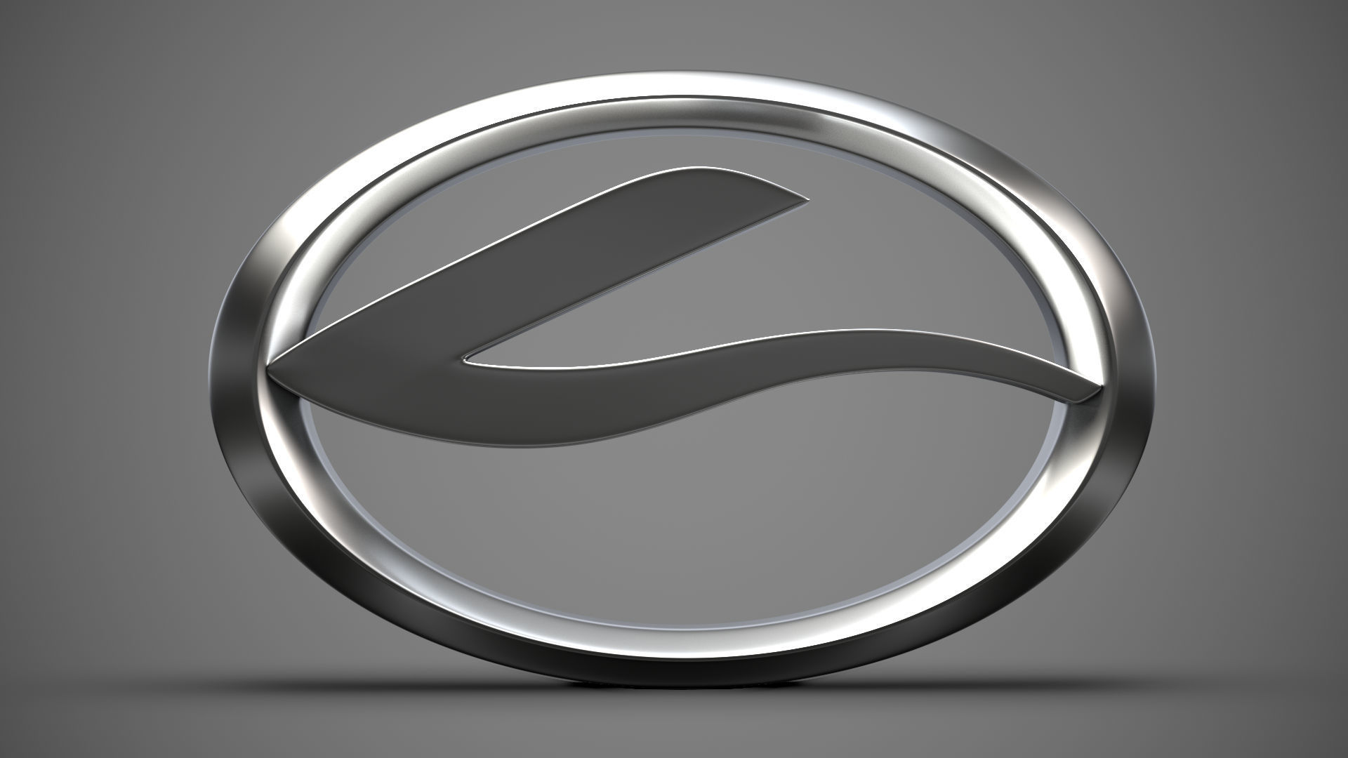 Landwind logo 3D model_1