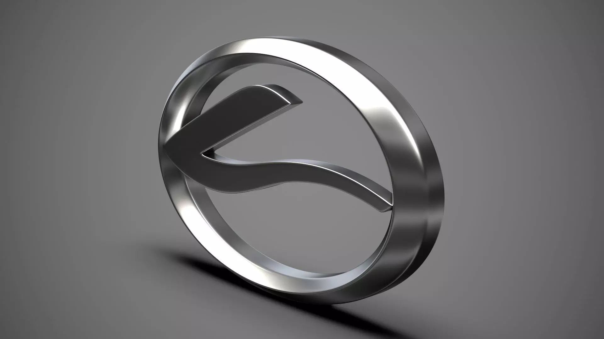 Landwind logo 3D model_0