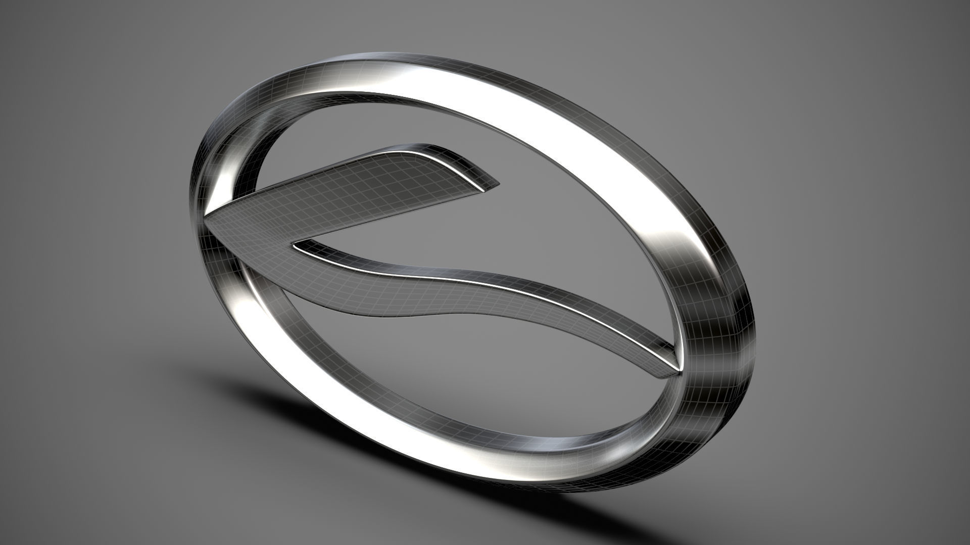 Landwind logo 3D model_13