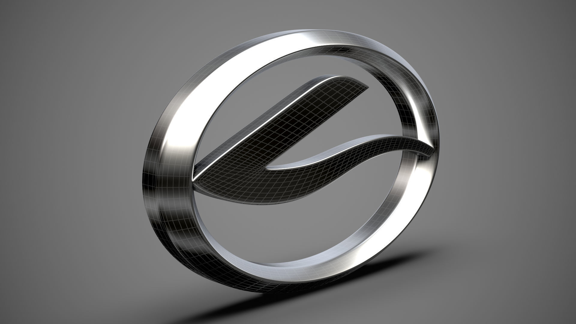 Landwind logo 3D model_12