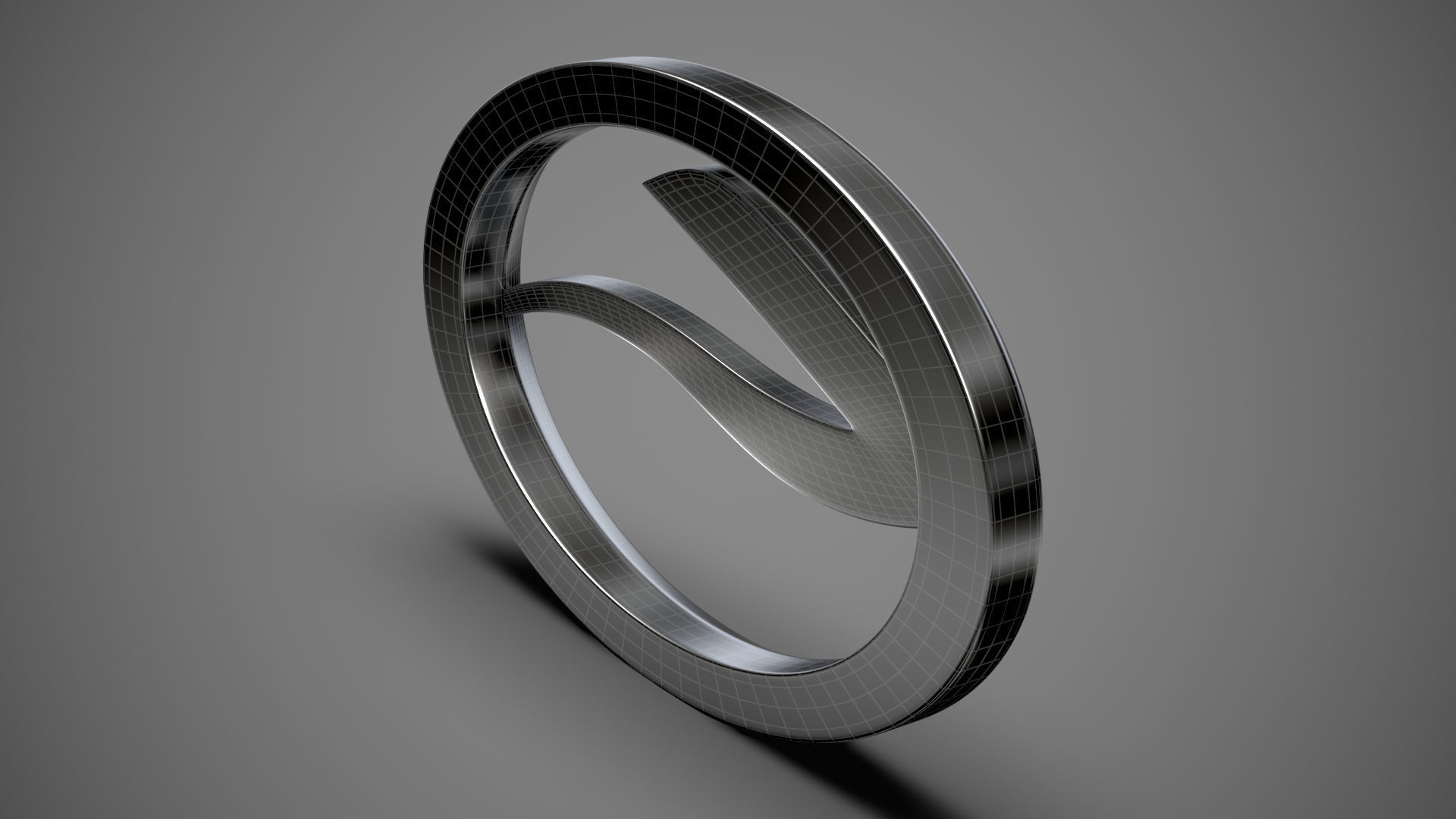 Landwind logo 3D model_11