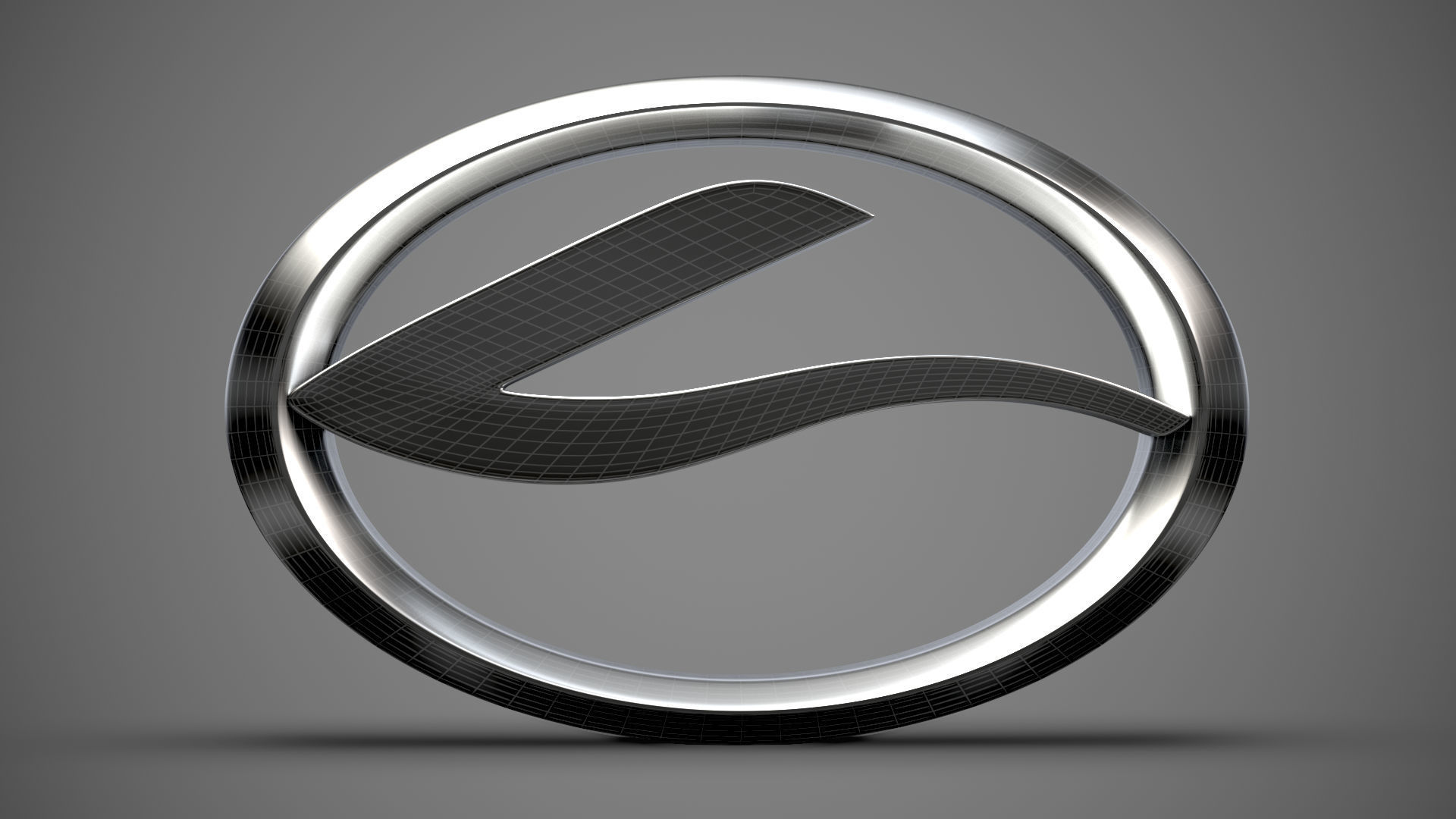 Landwind logo 3D model_9