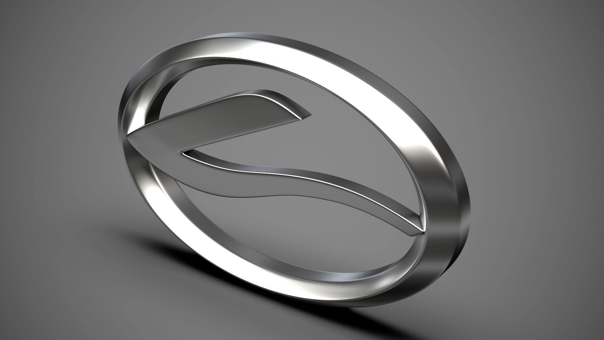 Landwind logo 3D model_5