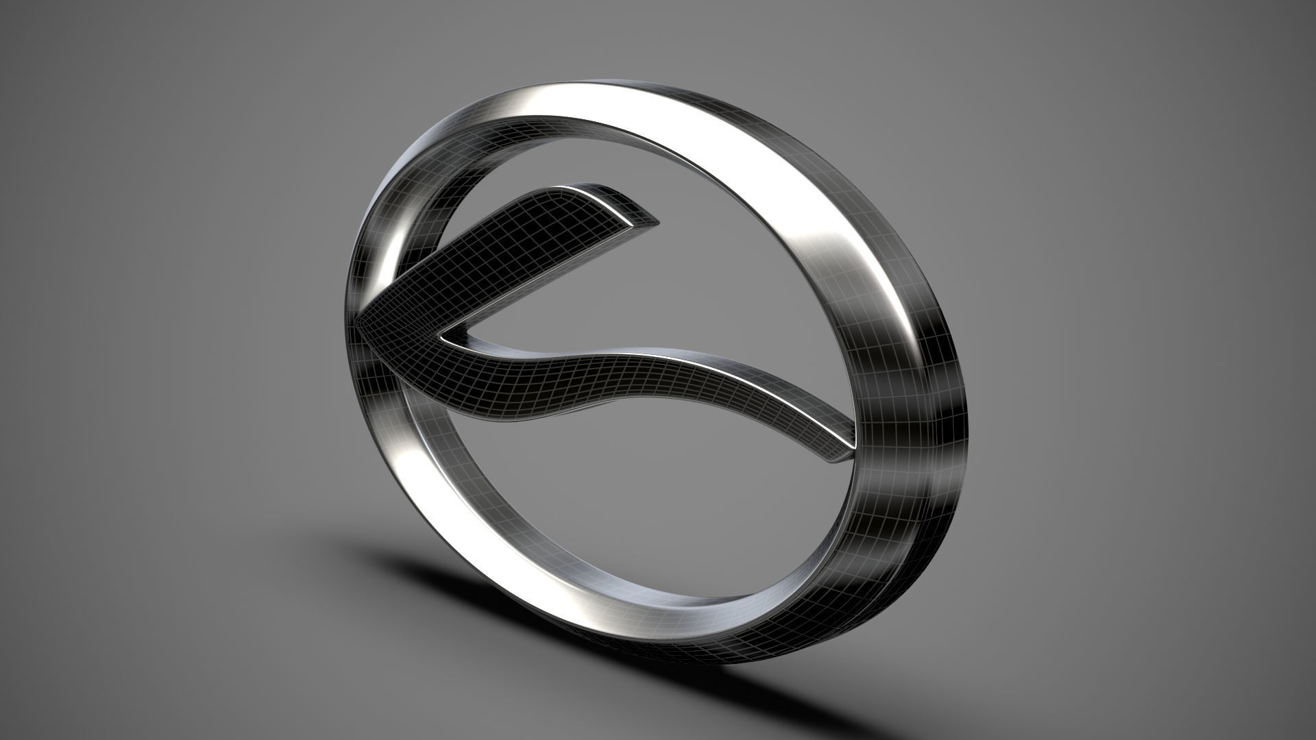 Landwind logo 3D model_8