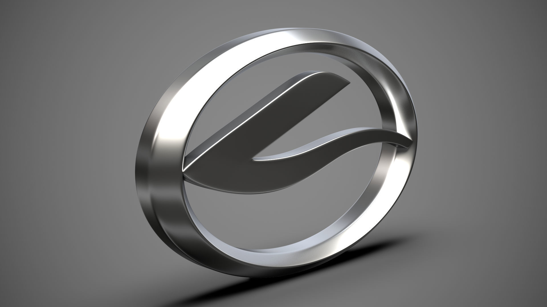 Landwind logo 3D model_4