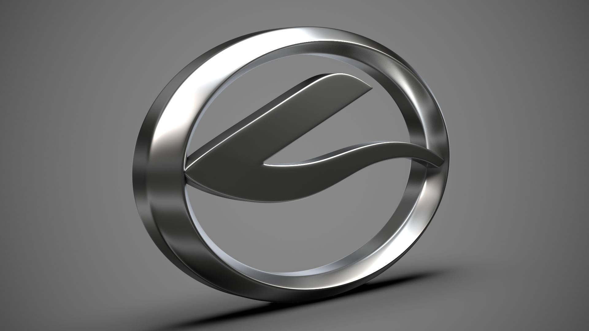 Landwind logo 3D model_2