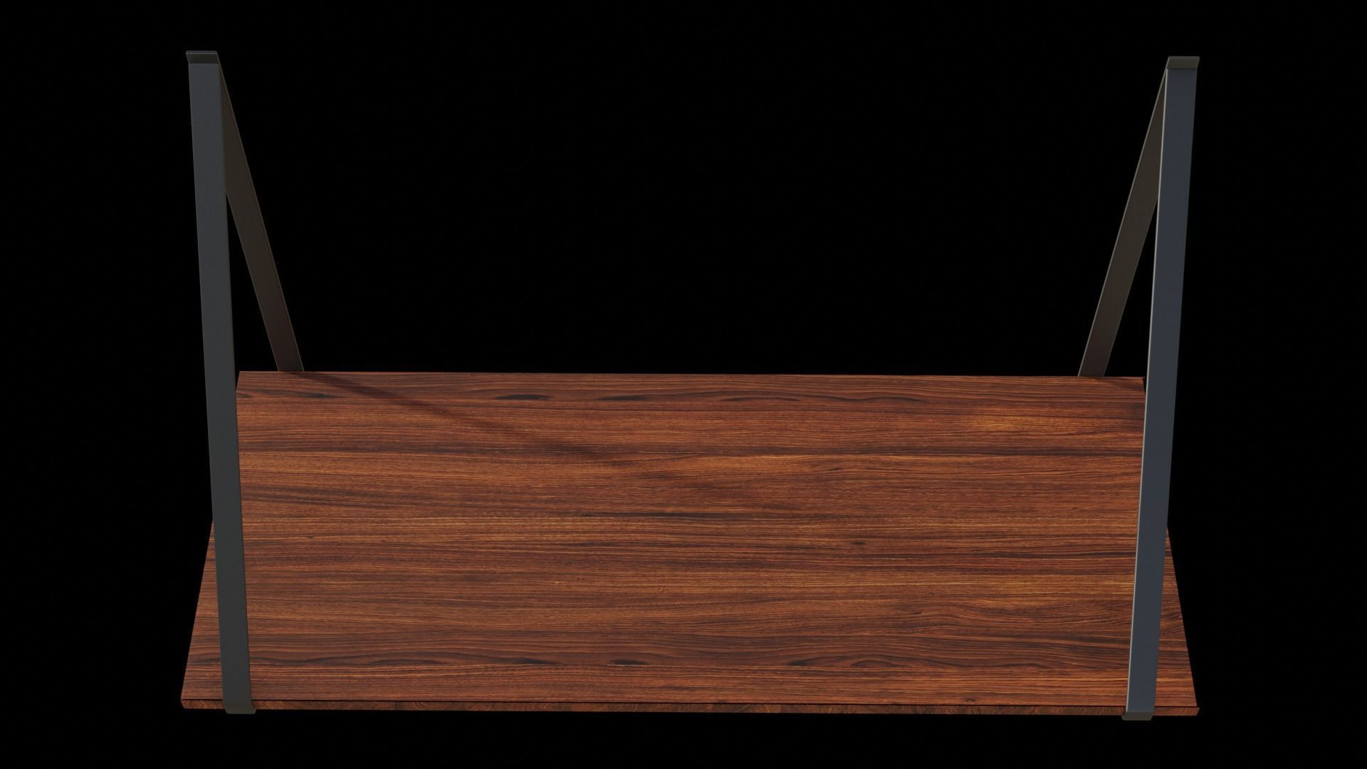 Kitchen shelf Free 3D model_2