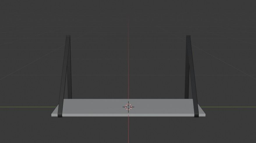 Kitchen shelf Free 3D model_3