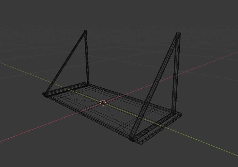 Kitchen shelf Free 3D model_5