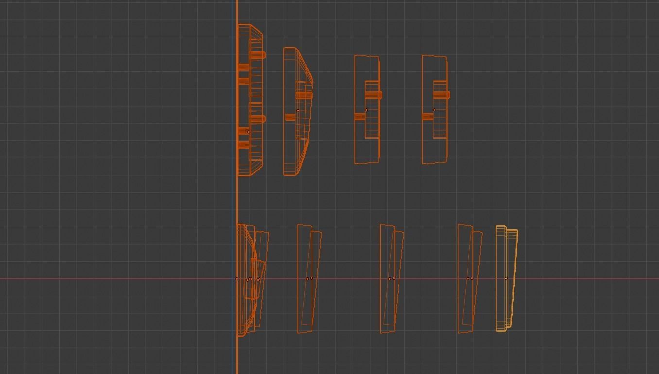 Low poly switches and sockets pack Low-poly 3D model_5