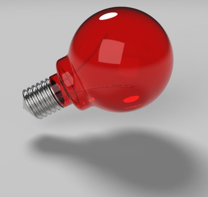 Bulb light 3D model_5