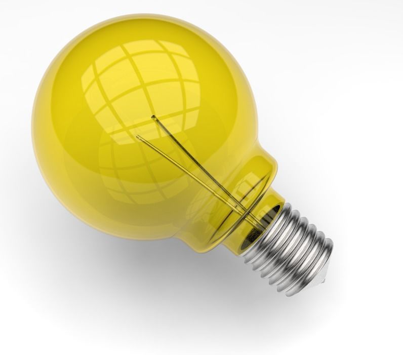 Bulb light 3D model_14