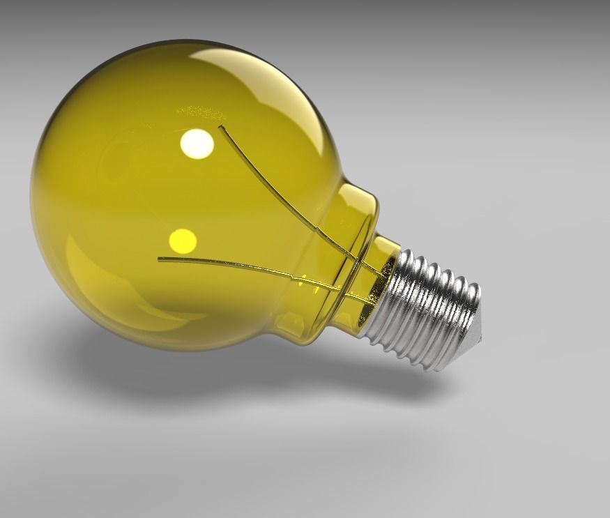 Bulb light 3D model_17