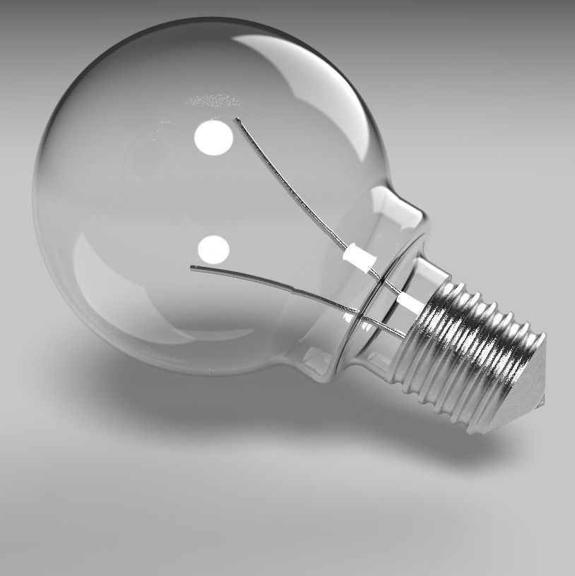 Bulb light 3D model_12
