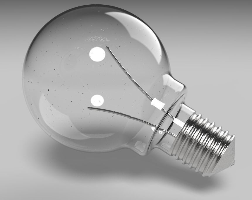 Bulb light 3D model_15