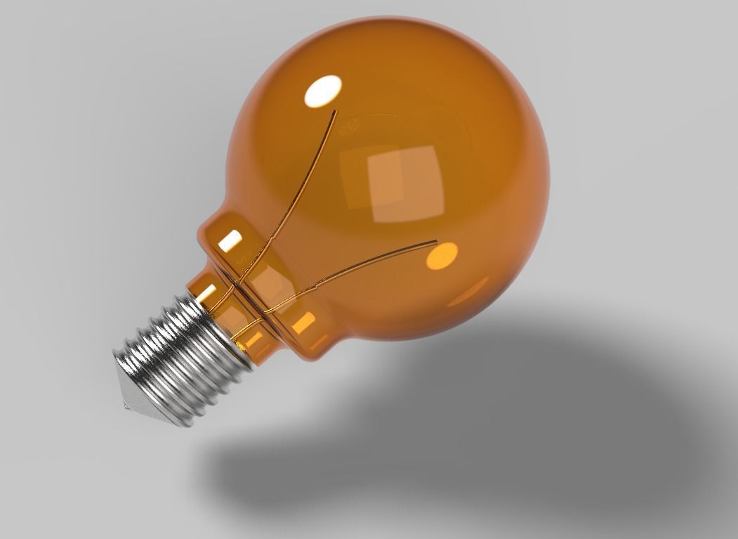 Bulb light 3D model_11