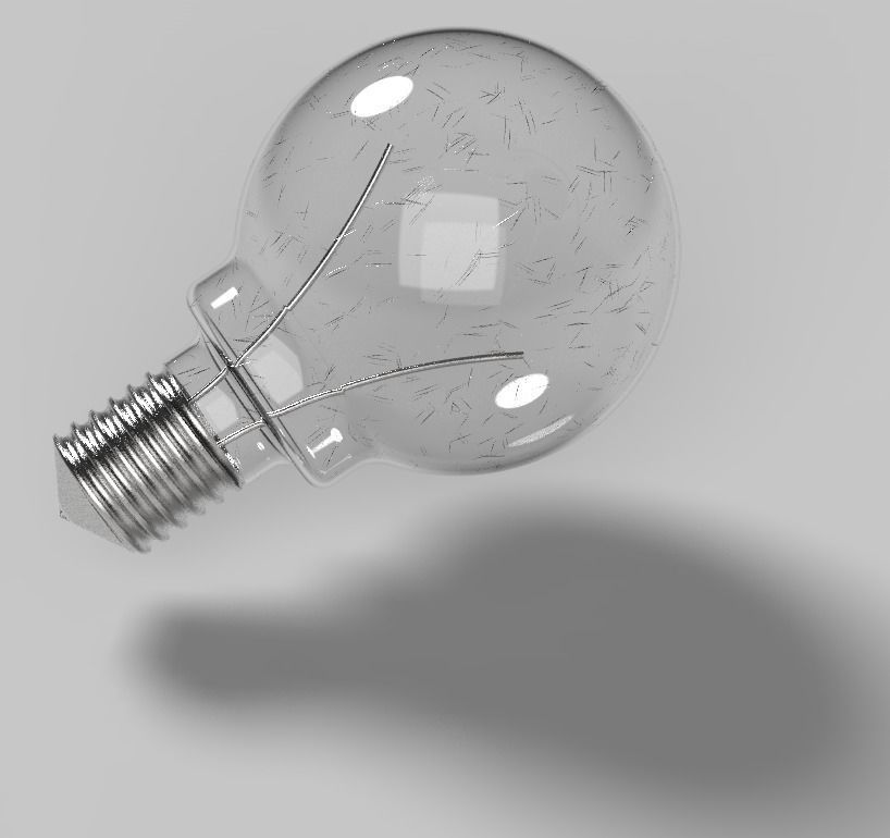 Bulb light 3D model_19