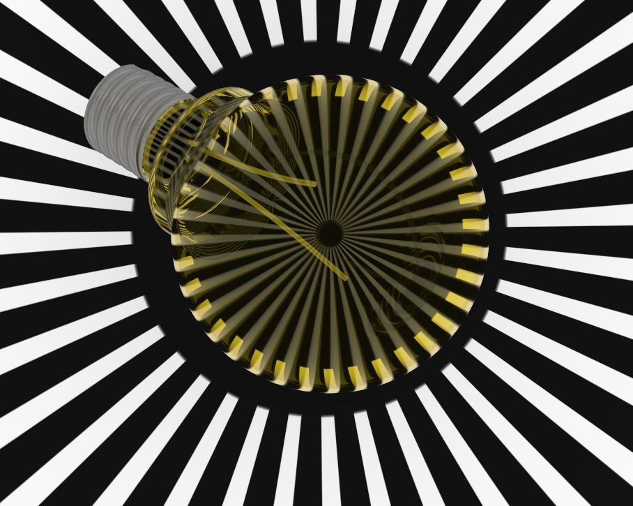 Bulb light 3D model_9
