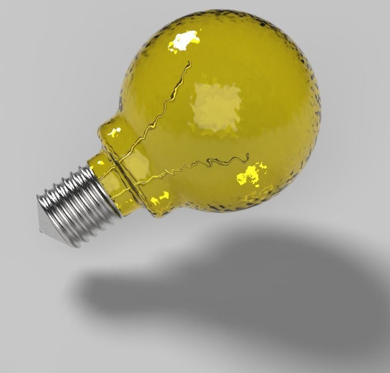 Bulb light 3D model_13
