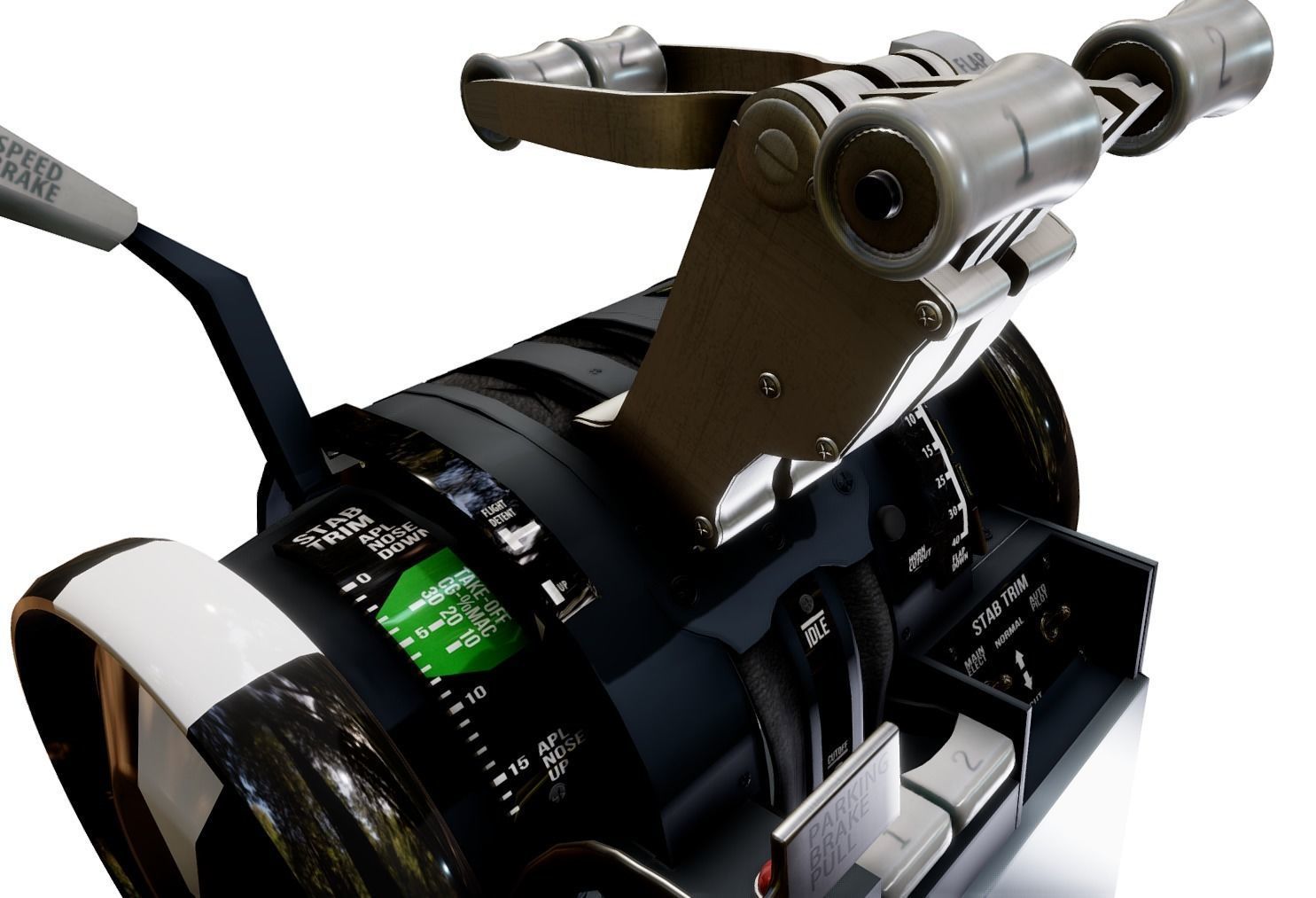 B737 Throttle 3D model_3