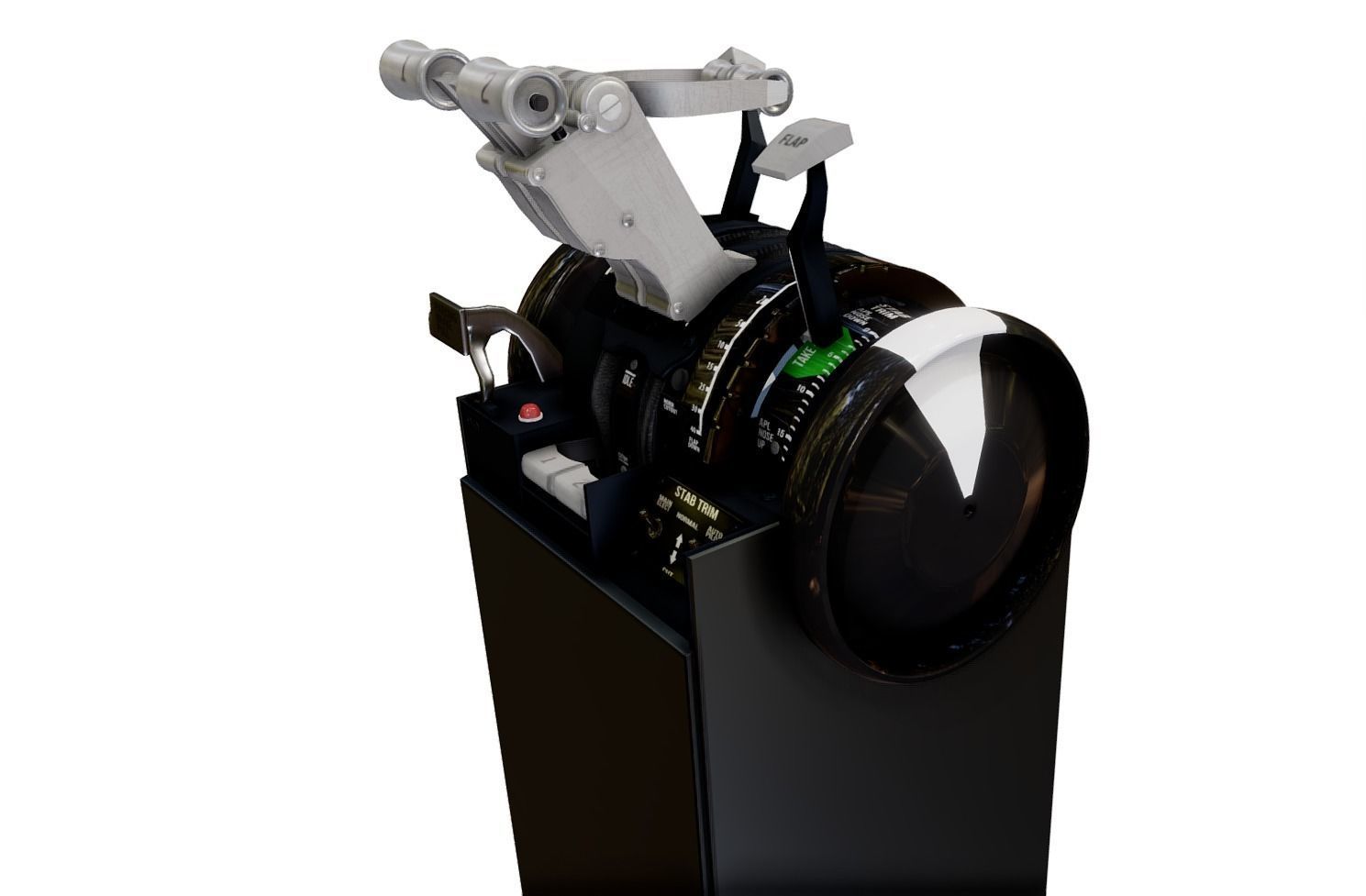 B737 Throttle 3D model_1