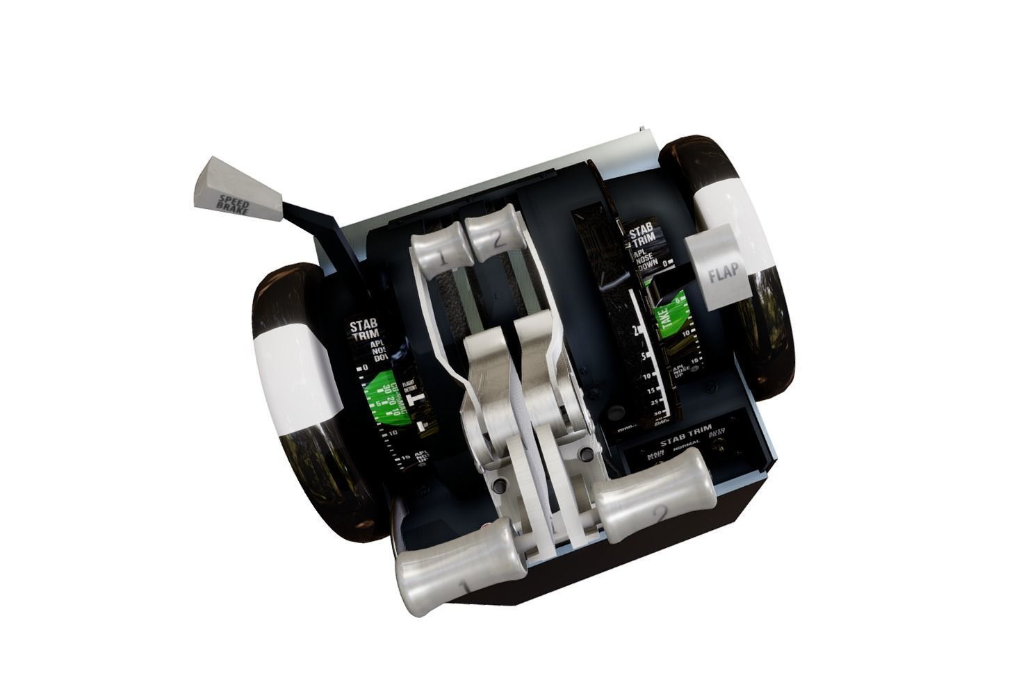 B737 Throttle 3D model_2