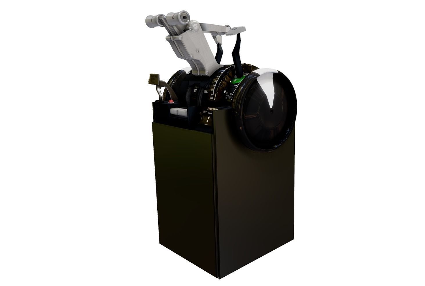 B737 Throttle 3D model_6