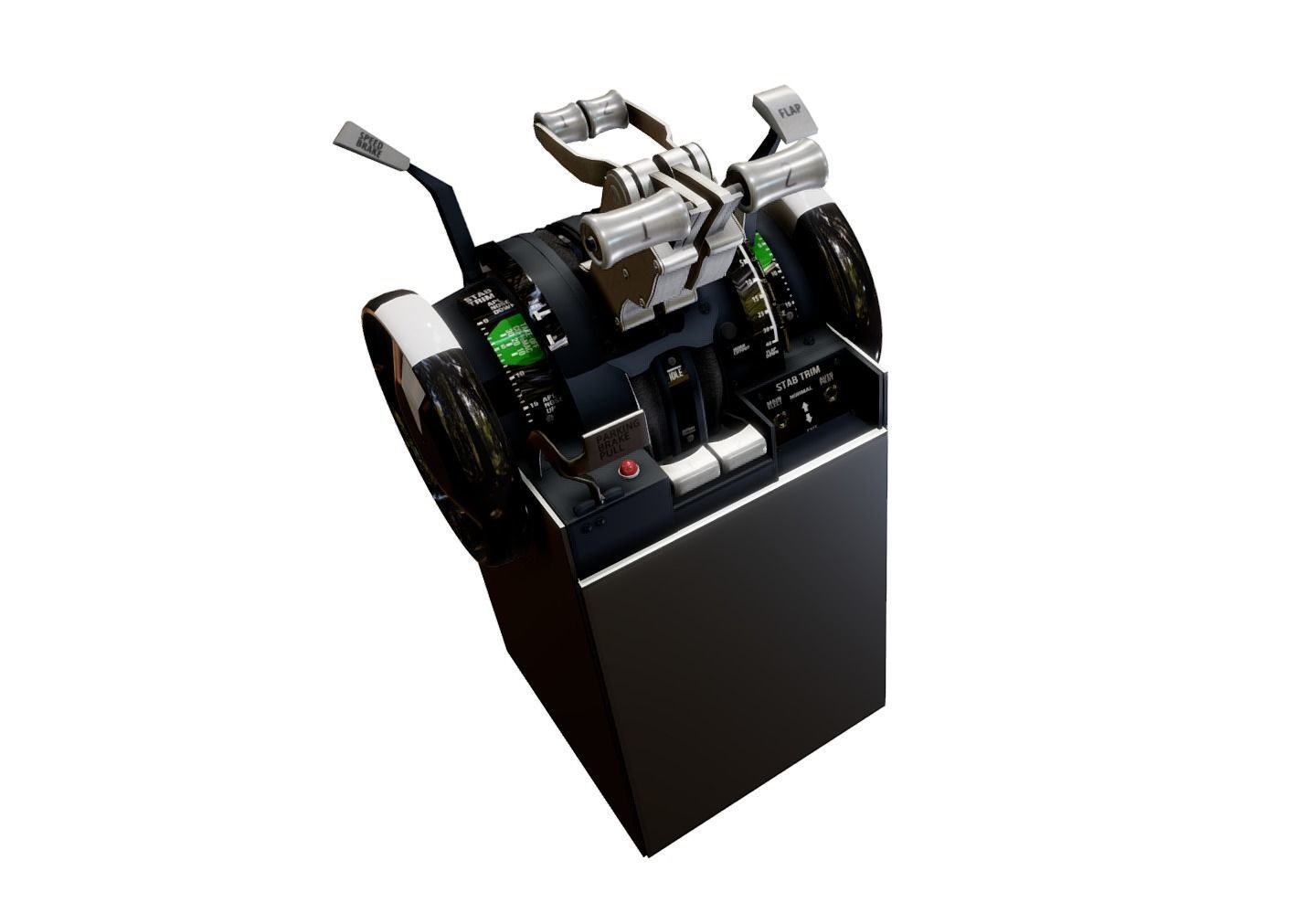 B737 Throttle 3D model_5