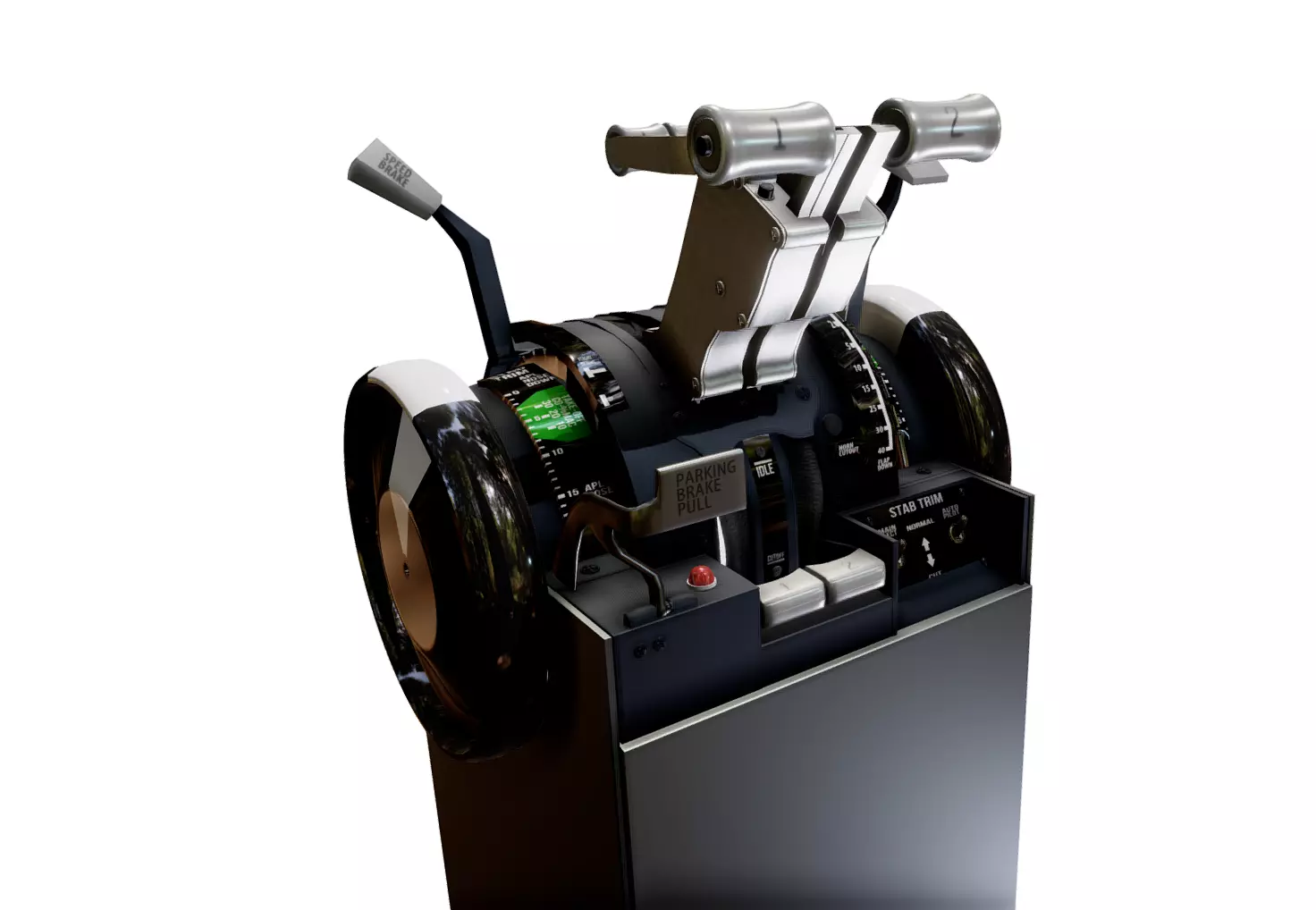 B737 Throttle 3D model_0