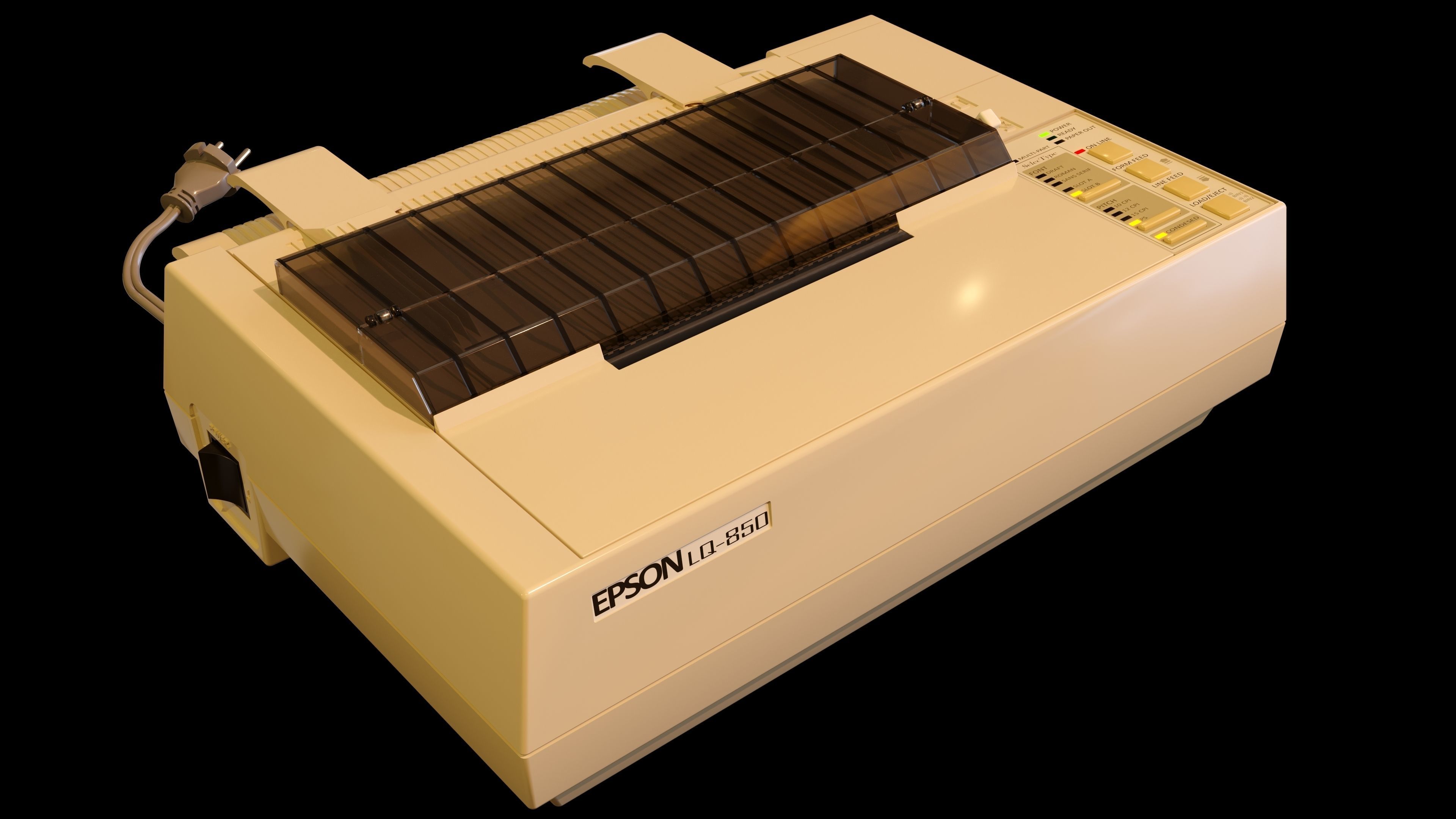 Vintage PC Bundle 7 in 1 3D model_36